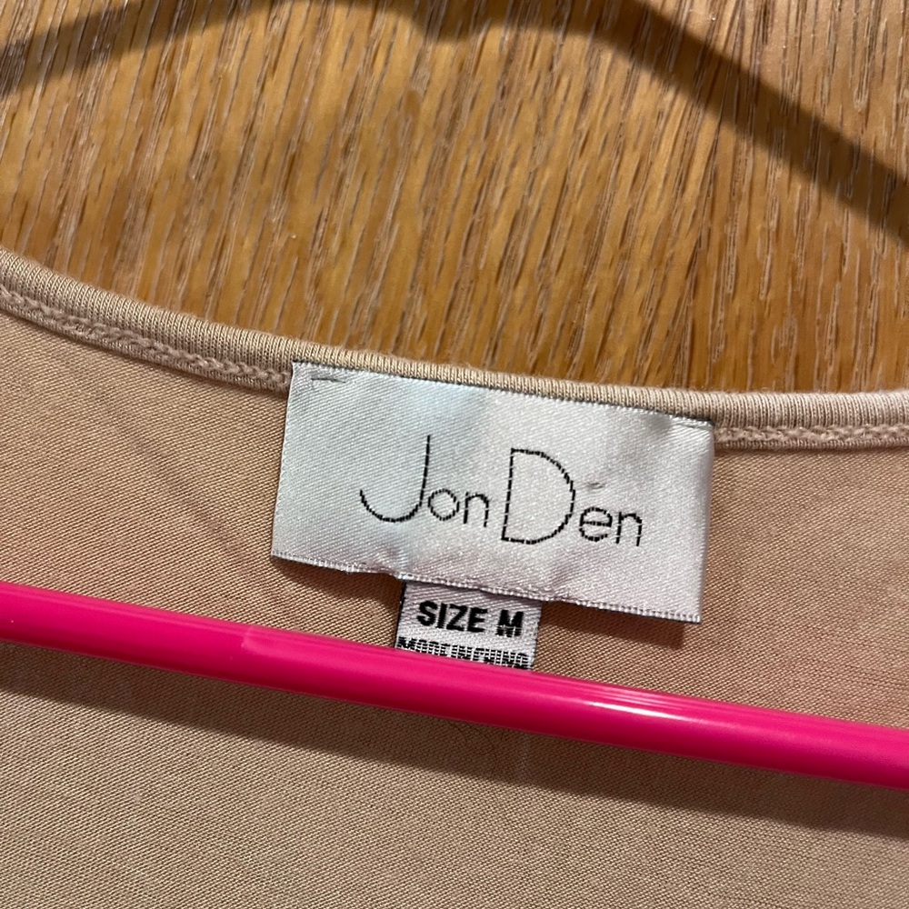 Jon & Den Beige Tank Top - Picture 2 of 3